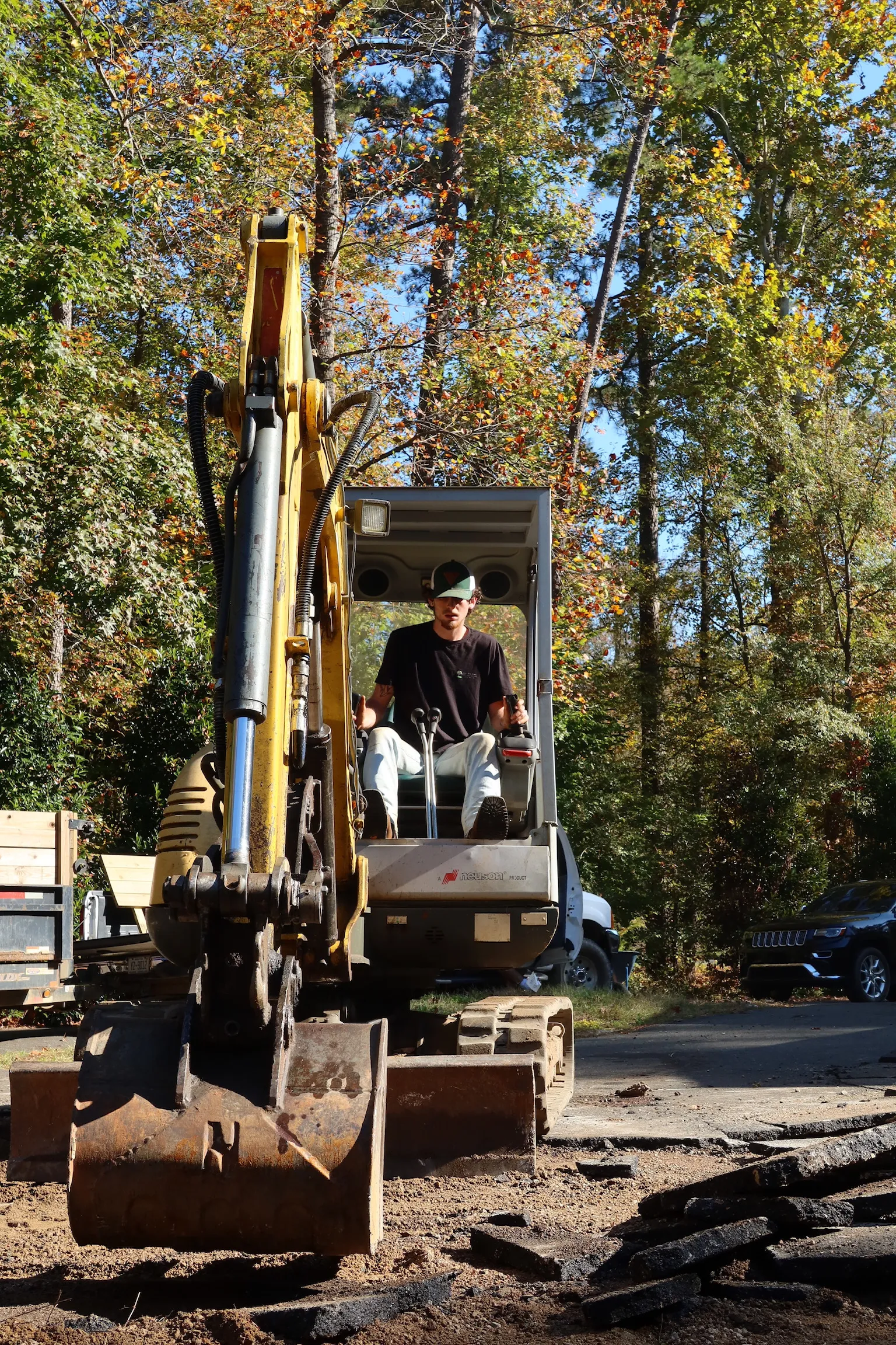 Demolition, a Jesse Walters Landscaping project